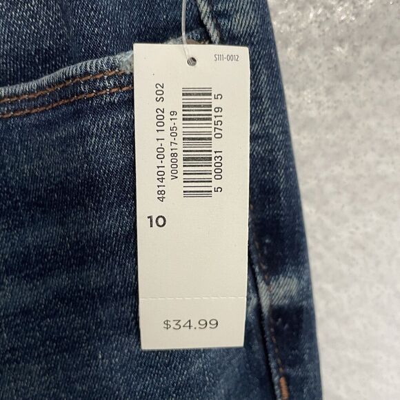 Old Navy Jeans Women’s 10 Dark Wash Nicky 2 POP ICON SKINNY Stretch Denim NEW - Picture 7 of 10